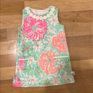 Floral Sleeveless Dress with Pink and Green Pattern | Lily Pulitzer